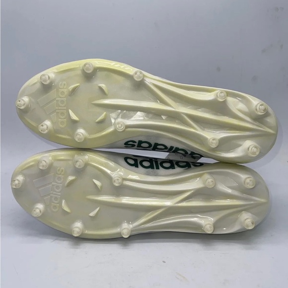 Adidas AdIzero Men’s Football Cleats Green/White Size 17 - Picture 4 of 9